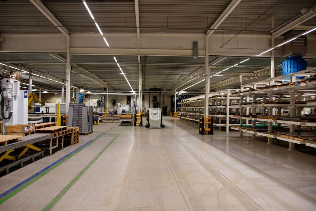 Emplois stables : site industriel d'un projet soutenu par la charte d'investissement